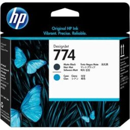 HP 774 Matte Black/Cyan Printhead