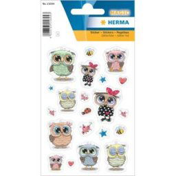 Herma stickers Magic owl & friends foil (1) 10st
