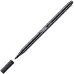 Fineliner STABILO Pen 68 svart 10st