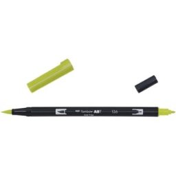 Tombow ABT Dual Brush 126 ljus oliv 6st