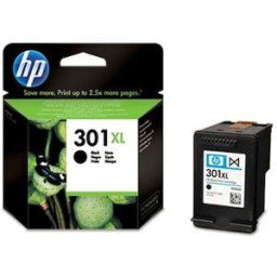 HP 301 XL black ink cartridge, blistered