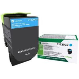 Toner LEXMARK 71B20C0 Cyan
