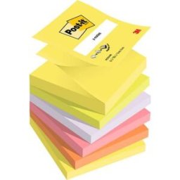 Notes POST-IT Z-block 76x76mm rainbow 6st