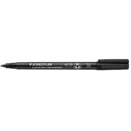 OH-Penna Staedtler Lumocolor Svart, medium, permanent, 10st 10st