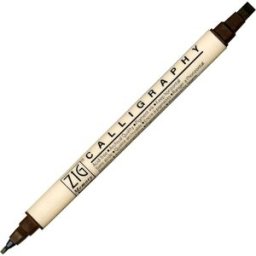 ZIG MS Calligraphy 2/5mm choklad 6st