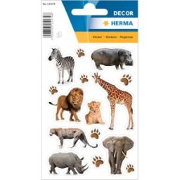 Herma stickers Decor Africa animals (3) 10st