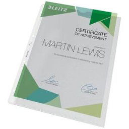 Plastficka LEITZ PP 0,13 A4 100st