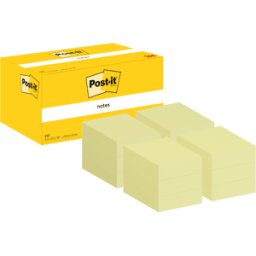 Post-it Notisar 38x51 gul (12)