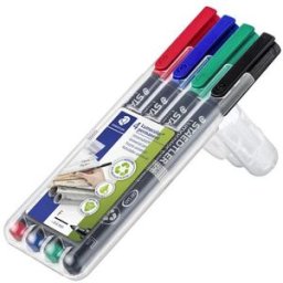 OH-Penna Staedtler Lumocolor, fine, permanent, 4/fp