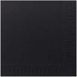 Servett 3-lags 24x24cm svart, 250st