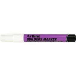 Artline builders marker vit 12st