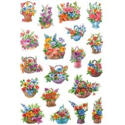 Herma stickers Decor blombuketter (3) 10st