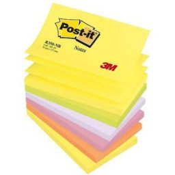 Notes POST-IT Z-block 76x127mm neon