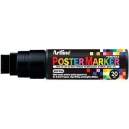 Poster Marker Artline 20 mm svart 6st