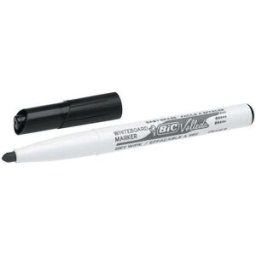 Whiteboardpenna BIC Velleda Svart, konisk, 1,4mm, 12st 12st