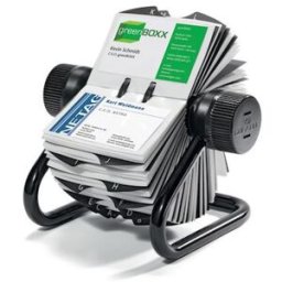 Visitkortssnurra DURABLE VISIFIX svart