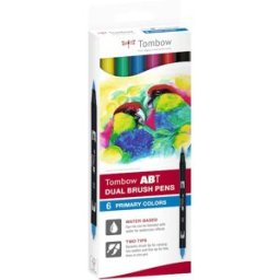 Tombow ABT Dual Brush 6P-1 Basic carton (6)