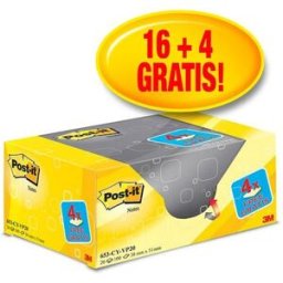 Post-it Notes Value Pack 38x51mm/100 bl