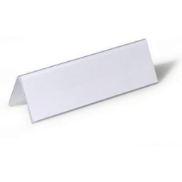 Bordsskylt Durable, dubbelsidig, 210x61mm, 25/fp