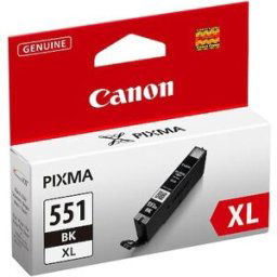 CLI-551 XL black ink tank, blistered