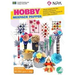 Hobby papper mix 80-350gr 5kg