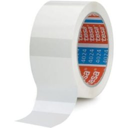Packtejp TESA Vit, PP/Akryl, tystavrullad, 50mm x 66m, 6/fp