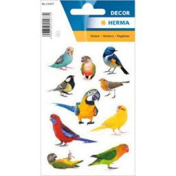 Herma stickers Decor birds (3) 10st