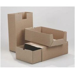 Arkivbox A65 Brun, 2-delad, 228x120x395mm 25st