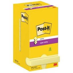 Notes POST-IT SS Z-block 76x76mm gul 12st