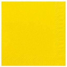 Servett Gul, 3-lager, 33x33cm, 125/fp
