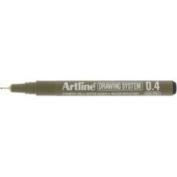 Fineliner ARTLINE EK234 0,4mm svart 12st