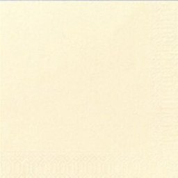 Servett Vanilj, 3-lager, 33x33cm, 125/fp