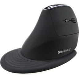 Sandberg Wireless Vertical Mouse Pro, Black