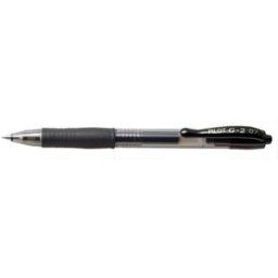 Gelkulpenna PILOT G-2 Medium Svart, 0.7mm 12st