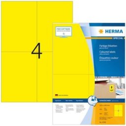 Herma etikett Special 105x148 gul (400)