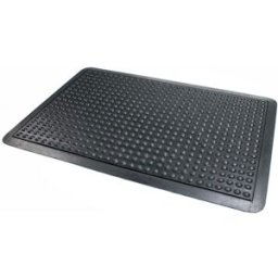 Doortex anti-fatigue mat rubber 90x150 cm black