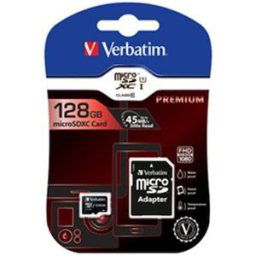 Minneskort VERBATIM Micro SDXC 128GB C10
