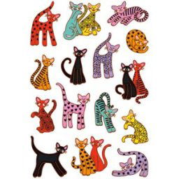 Herma stickers Decor katter (3) 10st