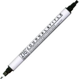 ZIG Journal & Title MS-3600 pure black 6st