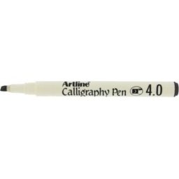 Artline Calligraphy Pen 4.0 svart 12st