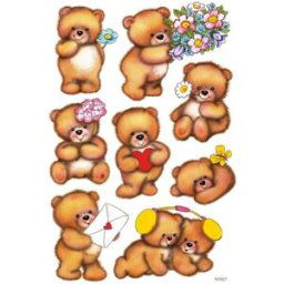 Herma stickers Decor nallar (3) 10st