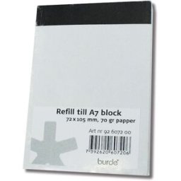 Refill A7 block, 2-pack