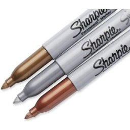 Sharpie Metallic 1,4 mm 3-pack guld, silver, bronze