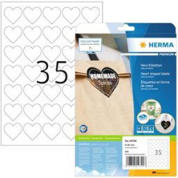 Herma label Premium hearts 35mm A4 (350)
