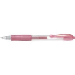 Gelkulpenna Pilot G-2 Metallic Medium Rosa, 0.7mm, 12st 12st