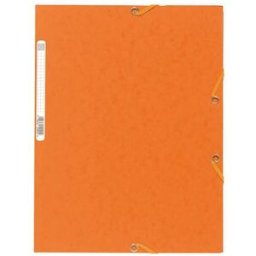 Gummibandsmapp EXACOMPTA 3-klaff A4 oran