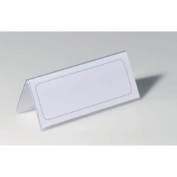 Bordsskylt Durable, dubbelsidig, 150x61mm, 25/fp