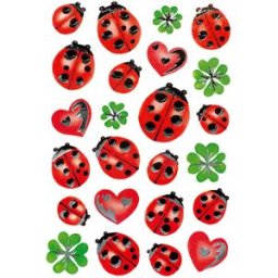 Herma stickers Decor nyckelpigor (2) 10st