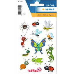 Herma stickers Decor insekter (3) 10st