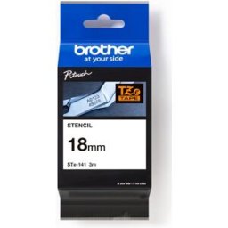 Brother 18mmx3m stenciltape black